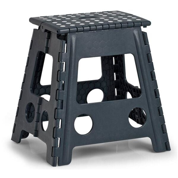 Zeller Schemel 1 Stufe H: 39 cm Polypropylen grau