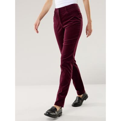 Walbusch Damen Five Pocket Cord Hose Rot Image