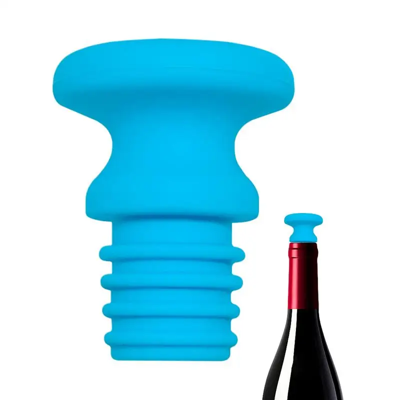 Silikon-Weinversiegelungsstopfen, Weinflasche, versiegelte Abdeckkappen, Lebensmittelqualität, Gadgets für Bar, Soda, Likör, Champagner, Haushalt, Küche