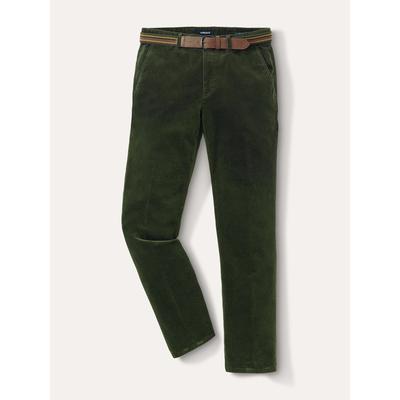 Walbusch Herren Gürtel-Cord Chino-Hose Gruen Image