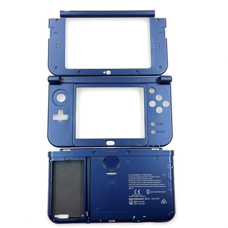 -ABGQ For Nintendo NEW 3DS LL/XL Housing Shell Kit Replacement Top Middle Frame Faceplate Console Case C