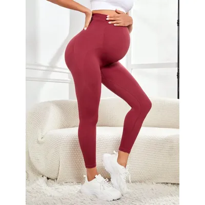 Women's Maternity Leggings Over The Belly Pregnancy Yoga Pants Active Wear Workout Leggings