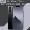 2025 Nuovo X7 Pro Versione Globale Smartphone 4GB/128GB 3400mAh batteria 8 + 16MP Fotocamera da 6,26 pollici 5G Rete Dual SIM Telefoni Android
