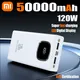 Xiaomi 50000mAh Power Bank 120W Ricarica rapida Batteria esterna portatile di grande capacità per Iphone Samsung Certificazione 3C