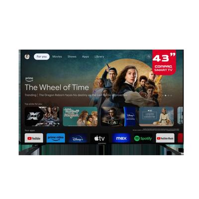 Compaq 43" 4K Hd Google Smart Tv, Ql43Efhf