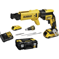 DeWALT DCF620D2K-QW - Trockenbauwand Schraubenzieher - schnurlos - 1/4-Zoll-Inbuseinsatz - 30 N·m - 2 Akkus Image