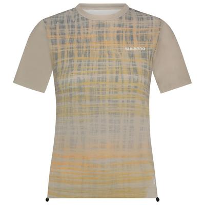 Shimano - Women's Spazio Short Sleeves Jersey Printed - Radtrikot Gr XXL beige Image