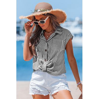 Out for a Spin Striped Top