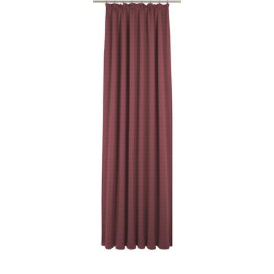 Vorhang WIRTH "Uni Collection", rot, B:142cm H:255cm, Baumwolle (Bio-Baumwolle), Gardinen, nach Maß Image