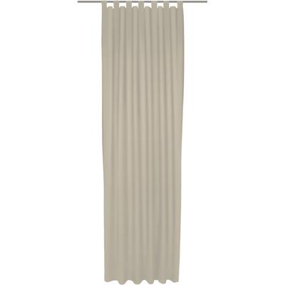 Vorhang WIRTH "Uni Collection", beige (naturweiß), B:142cm H:335cm, Baumwolle (Bio-Baumwolle), Gardinen, nach Maß Image