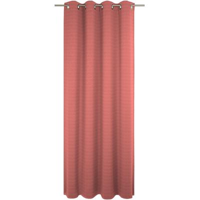 Vorhang WIRTH "Uni Collection light", rot, B:142cm H:175cm, Baumwolle (Bio-Baumwolle), Gardinen, nach Maß Image