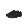 Sneaker TOMMY HILFIGER "TH HI VULC CORE LOW LTH II ESS", Herren, Gr. 46, schwarz, Lederimitat, unifarben, sportlich, Schuhe, Freizeitschuh, Halbschuh, Schnürer in schmaler Form