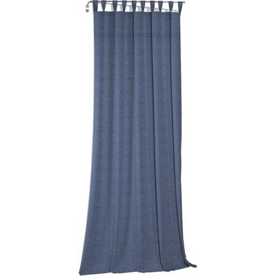 Vorhang WIRTH "Wiessee", blau, B:150cm H:205cm, Baumwolle, Leinen, Modal, Gardinen, nach Maß Image