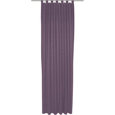 Vorhang WIRTH "Uni Collection", lila (aubergine), B:142cm H:395cm, Baumwolle (Bio-Baumwolle), Gardinen, nach Maß Image