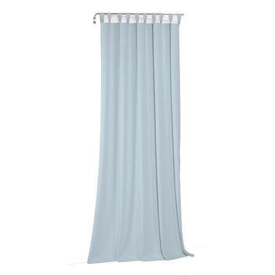 Vorhang WIRTH "Newbury", blau (hellblau), B:130cm H:175cm, Baumwolle, Polyester, Gardinen, nach Maß Image