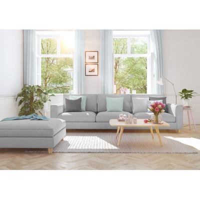 Vorhang WIRTH "Sunday", blau, B:142cm H:145cm, Baumwolle, Polyester, Gardinen, nach Maß Image