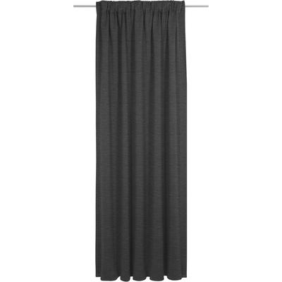 Vorhang WIRTH "Trondheim B", schwarz, B:132cm H:315cm, Polyacryl, Gardinen, nach Maß Image