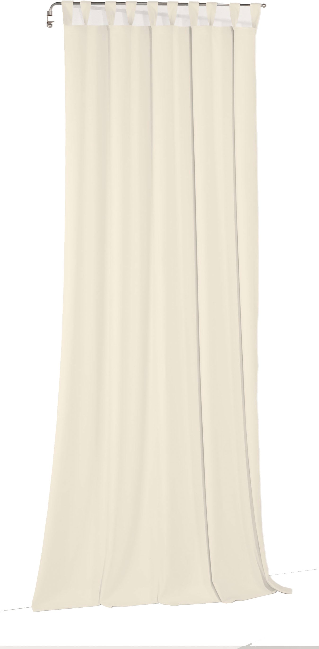 Vorhang WIRTH "Newbury", beige (creme), B:130cm H:405cm, Baumwolle, Polyester, Gardinen, nach Maß Image