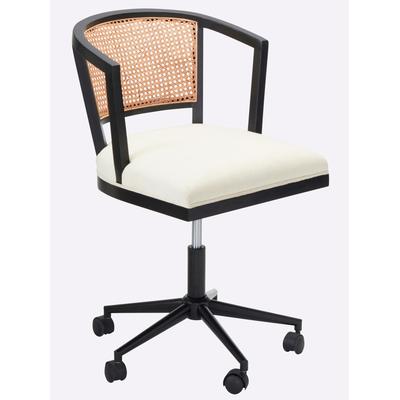 Stuhl, schwarz (schwarz, natur), Kunststoff, Polyester, Metall, Stühle, Bürodrehstuhl Image