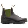 Blundstone - Stout Brown Leather With Olive Elastic #519 - Freizeitstiefel 43 | EU 43 grau