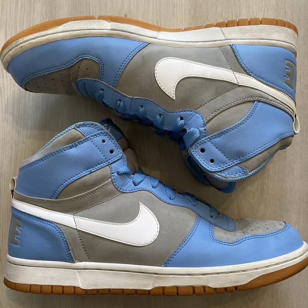 Nike Shoes | 2008 Nike Big Nike High Unc Sneakers Mens Size 10.5 | Color: Blue | Size: 10.5