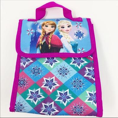 Disney Accessories | Girls Disney Frozen Anna And Elsa Lunch Bag | Color: Blue/Pink | Size: Osg