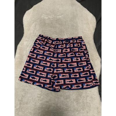 Columbia Swim | Columbia Swim Trunks Mens Xxl 8l Red Pfg Fish Usa Flag Bathing Suit Mens | Color: Red | Size: Xxl