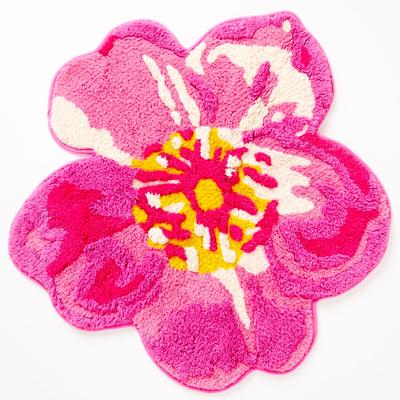 Anthropologie Bath | Anthropologie Rare Analeigh Tufted Cotton Bath Mats-Pink-2 Bath Mats | Color: Pink/Yellow | Size: Os