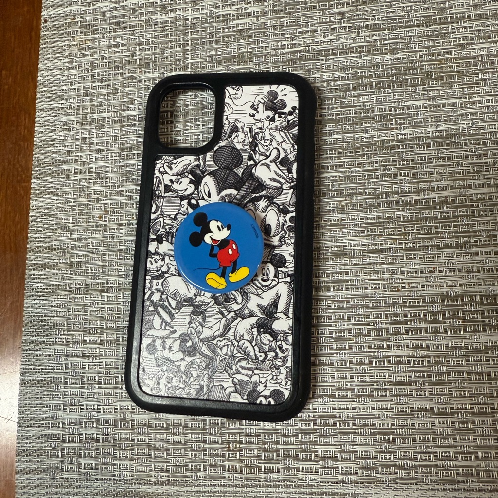 Disney Cell Phones & Accessories | Disney Mickey Mouse Phone Case With Black Border | Color: Black | Size: Os