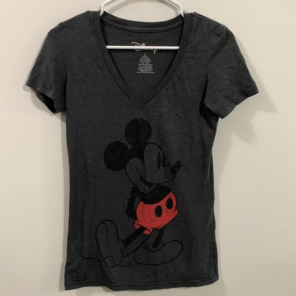 Disney Shirts & Tops | Disney Vintage Mickey Mouse Kids T-Shirt Size Large, Good Condition | Color: Gray | Size: Lg