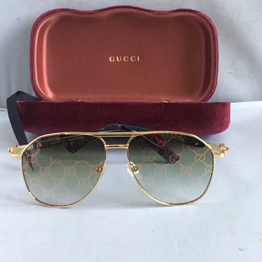 Gucci Accessories | Authentic Gucci Sunglasses. | Color: Black/Gold | Size: 59/14/145