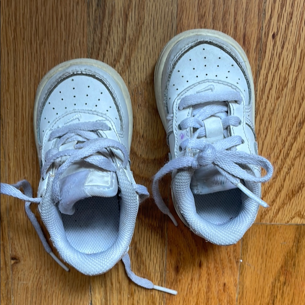 Nike Shoes | Baby White Nike Air Force Ones | Color: White | Size: 4bb