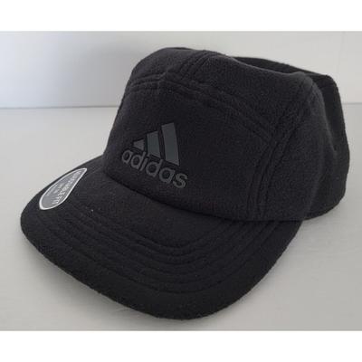 Adidas Accessories | Adidas Cold Weather Fleece Trainer Hat Men's Osfa Black Strapback Cap Upf50 | Color: Black | Size: Os