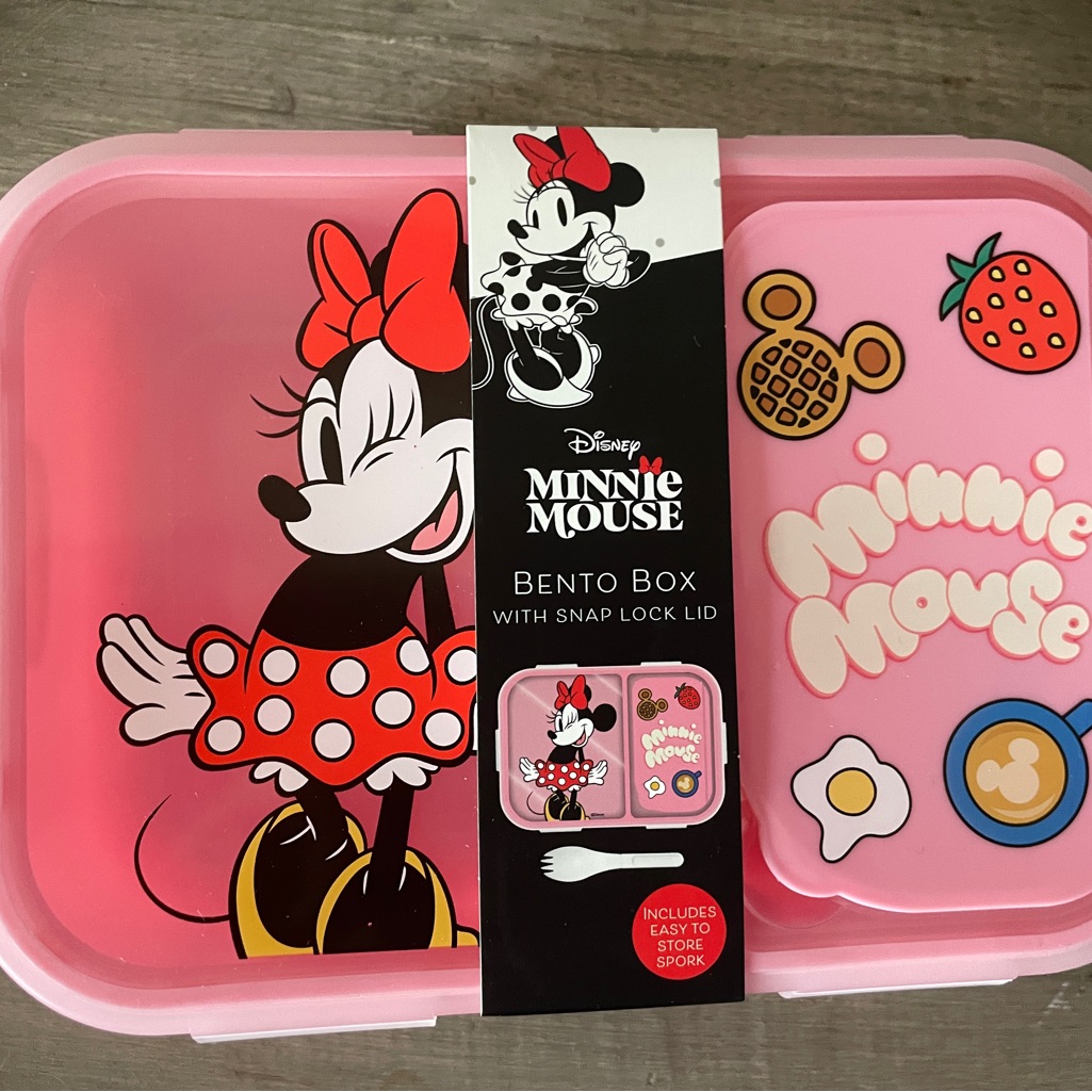 Disney Kitchen | Disney Minnie Mouse Pink Bento Box | Color: Pink/Red | Size: Os
