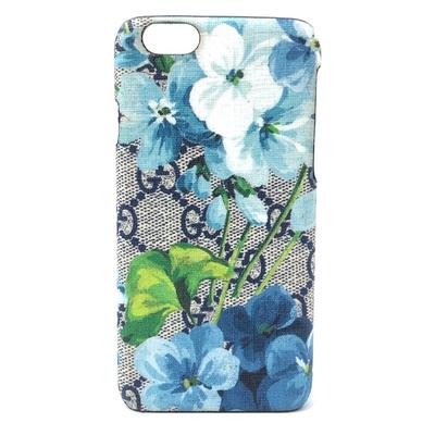 Gucci Cell Phones & Accessories | Gucci Beige Blue Floral Gg Monogram Logo Apple Iphone6 Phone Case New | Color: Blue/Cream | Size: Os