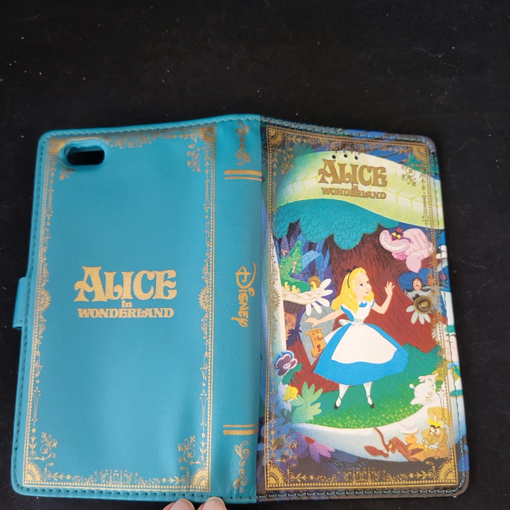 Disney Cell Phones & Accessories | Disney Alice In Wonderland Wallet Cell Case Iphone 6 Plus Or 6s Plus | Color: Blue/Pink | Size: Os