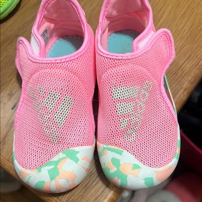 Adidas Shoes | Adidas Pink And Blue Water Shoes Slip-On Mesh Size Kids 9 | Color: Pink | Size: 9k