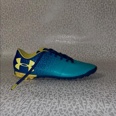 Under Armour Shoes | Under Armour Kids' Blue And Yellow Shoes | Color: Blue/Yellow | Size: Kids 2.5