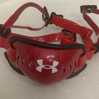 Under Armour Other | Under Armour Football Helmet Chin Strap - Adult Size | Color: Red/White | Size: Os