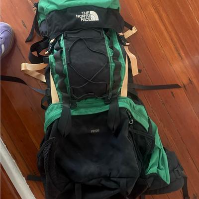 The North Face Bags | The North Face Prism Black And Green Men's Hiking Backpack | Color: Black/Green | Size: Os