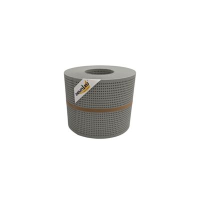 zaun|zu® Sichtschutz PP Premium Gelocht 30 Prozent Streifen Steingrau 26m Image