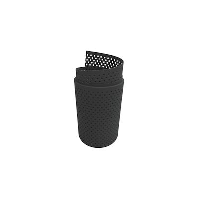 zaun|zu® Sichtschutz PP Premium Gelocht 15 Prozent Streifen Anthrazit 2,55m Image
