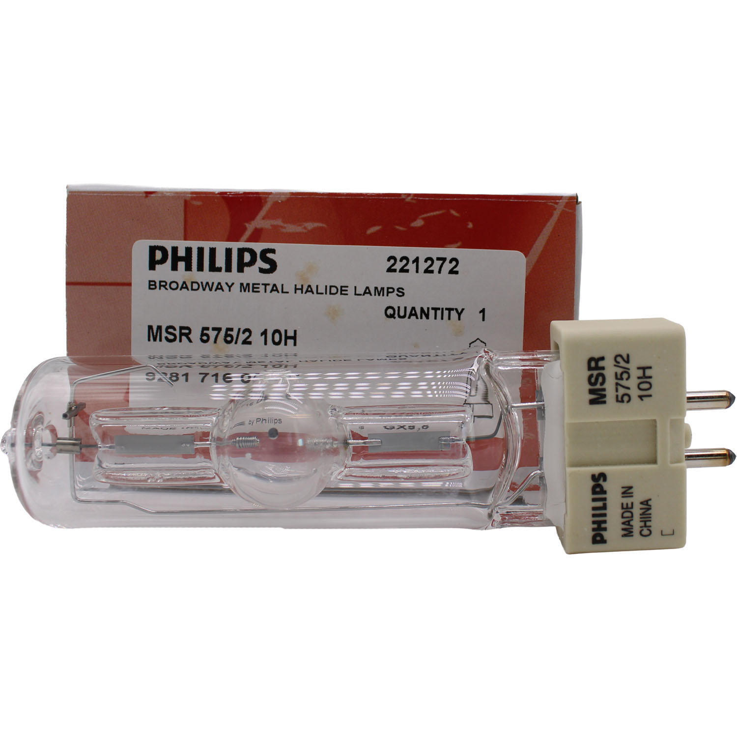 MSR 575/2 Pure Reliability Solo 575P PR-2585 575 Watts Studio/Disco Lamp
