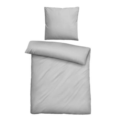 biberna Tencel Bettwäsche UNI sturmgrau, 1x 135x200 cm + 1x 80x80 cm