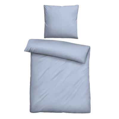 biberna Tencel Bettwäsche UNI eisblau, 1x 155x220 cm + 1x 80x80 cm