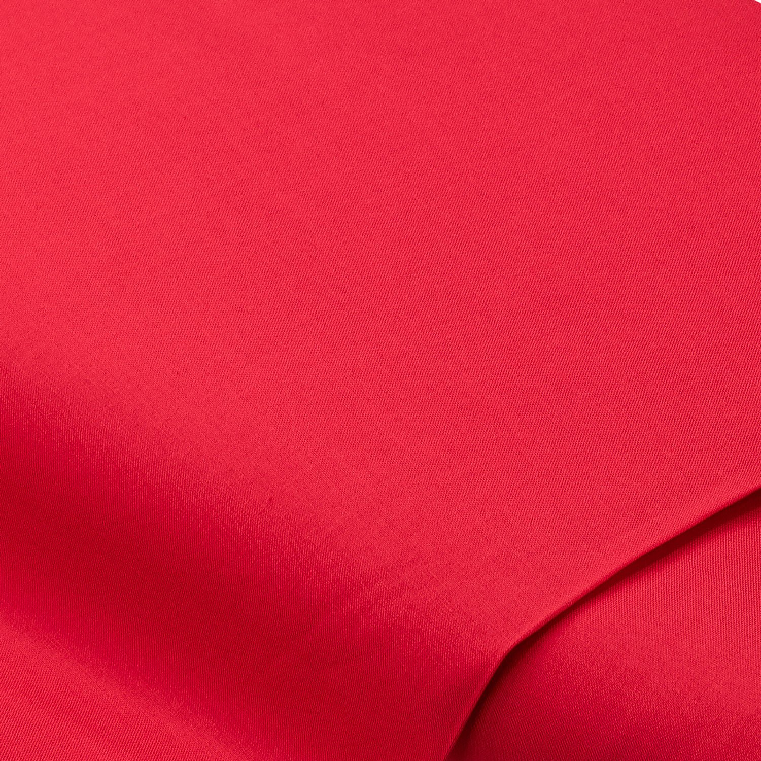 Tissu coton "uni", rouge tomate, série "Dana