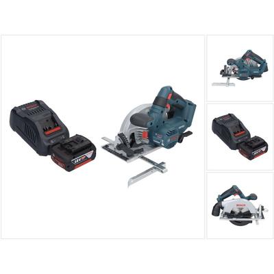 Bosch gks 18V-57-2 Professional Akku Handkreissäge 18 v 165 mm Brushless + 1x Akku 5,0 Ah + Image