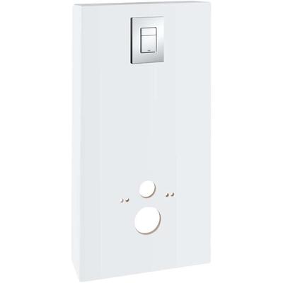 Solido - Sanitärmodul für wc mit Betätigungsplatte Skate Cosmopolitan, Weiß/Chrom 39377LS0 - Grohe Image