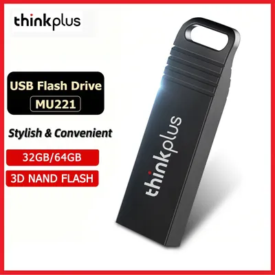 Lenovo Thinkplus USB-Flash-Laufwerk MU221 8 GB 16 GB 32 GB 64 GB PenDrive Flash Disk U Disk Memory Stick Zinklegierung für Computer Image