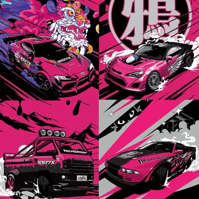 PB 1087X Rose Pink Supercar Speed Racing Champions MOC Bausatz mit Display Box Drift Vehicle Modell Geschenke für Kinder/Erwachsene Image